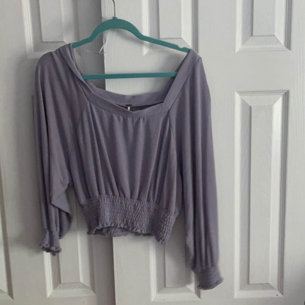 Free people cropped shirt